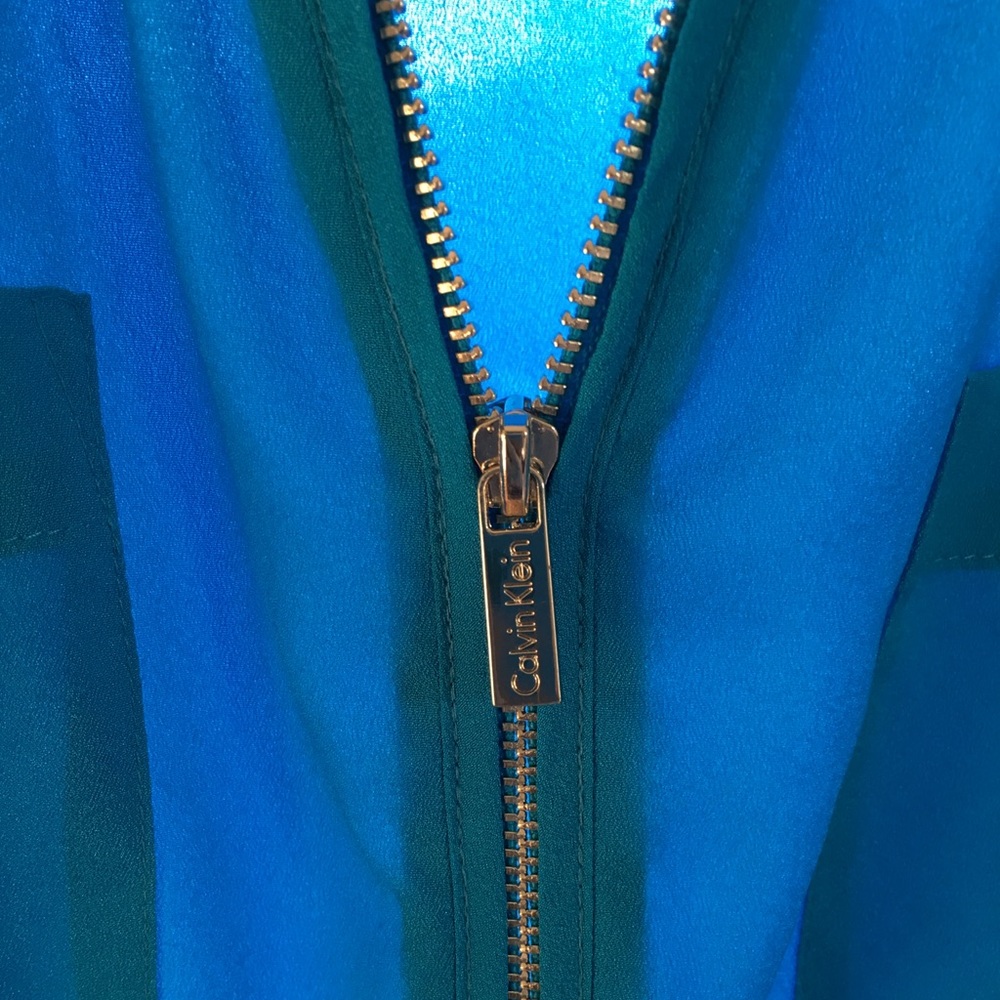 Calvin Klein Zip Blouse - Picture 3 of 8